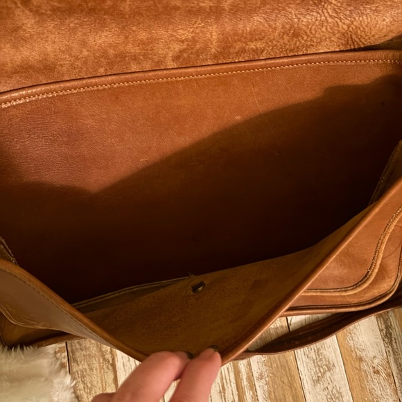 Classic Coach Vintage Brown Leather briefcase - Picture 12 of 15
